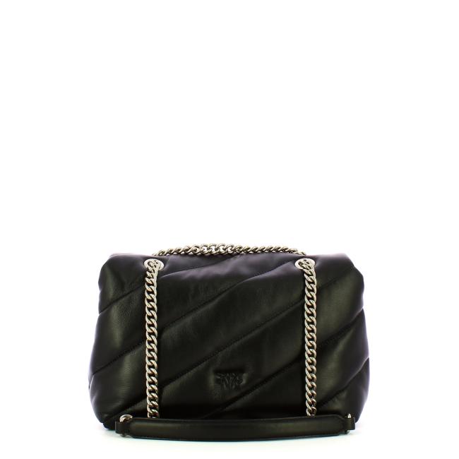 Pinko Borsa a tracolla Love Puff Nero Old Silver - 3