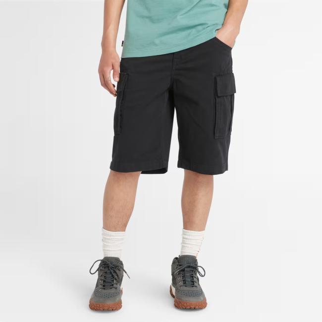 Timberland Shorts Cargo Brookline Twill Black - 2