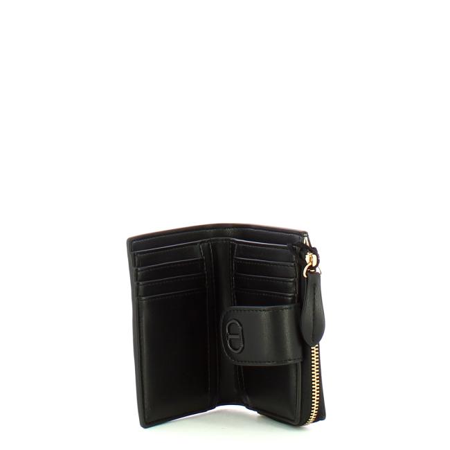Twinset Portafoglio piccolo Oval T Nero - 3