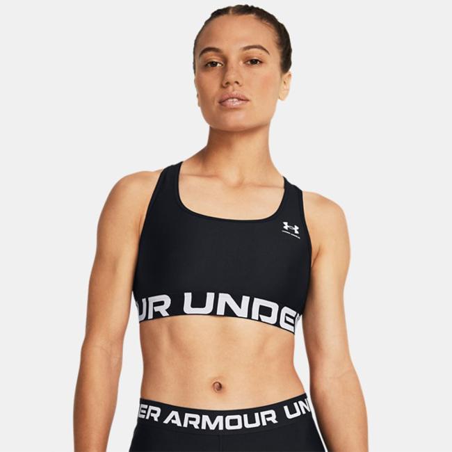 UNDE Reggiseno sportivo HeatGear Armour Mid Branded Black - 2