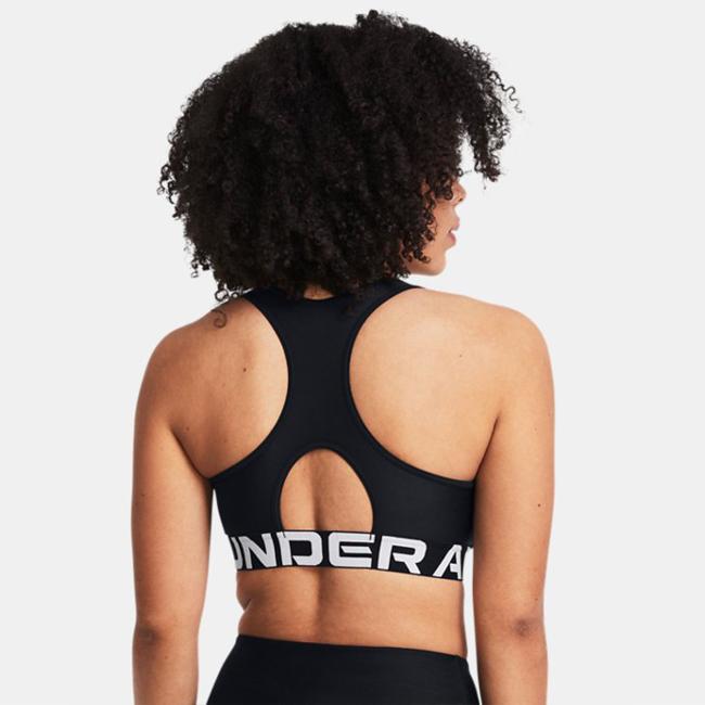UNDE Reggiseno sportivo HeatGear Armour Mid Branded Black - 5