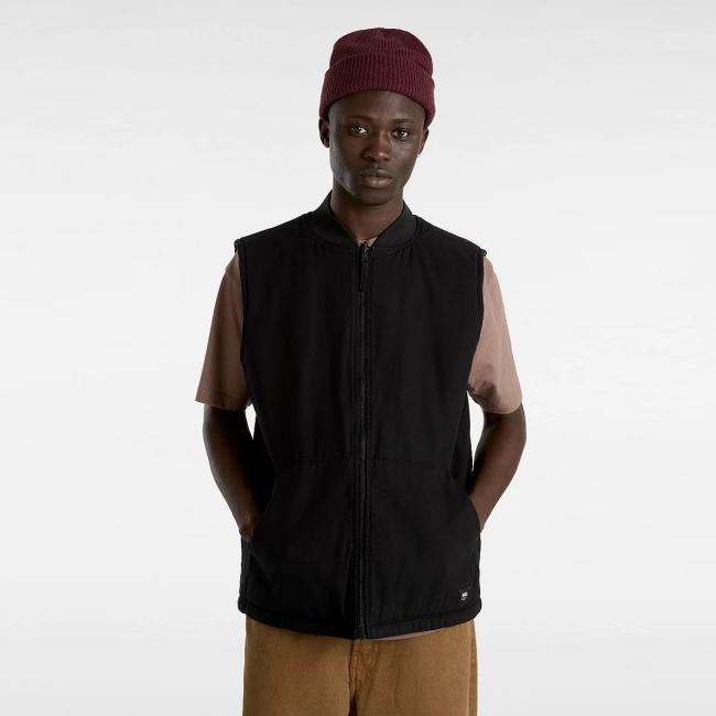 VANS Gilet reversibile Talbot Black True Blue - 3