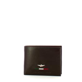 Aeronautica Militare Portafoglio Fighter con portamonete in pelle - 1