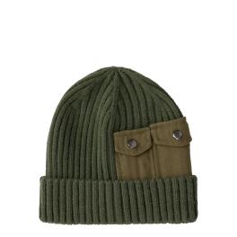 ALIN Cuffia Utility Beanie Dark Olive - 1