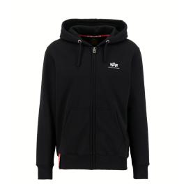 ALIN Felpa Basic Zip Black - 1