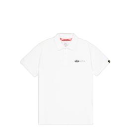Alpha Industries Basic Small Logo Polo White - 1