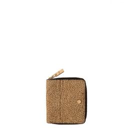 Borbonese Portafoglio Medium Zip Around OP Naturale Nero - 1