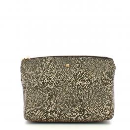 Borbonese Busta Large in Nylon Riciclato OP Naturale Nero - 1