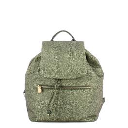 Borbonese Zaino Medium in Nylon Riciclato Clay Grey - 1