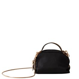 Borbonese Bauletto Sexy Bag Mini Nero OP Naturale - 1