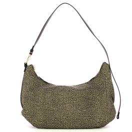 Borbonese Hobo Medium OP Naturale Nero - 1