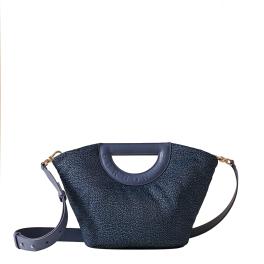 Borbonese Bouche Shopper Small Denim - 1