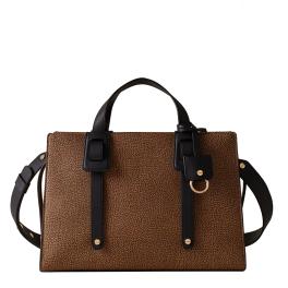 Borbonese Bauletto Déjeuner Bauletto Medium OP Naturale Nero - 1