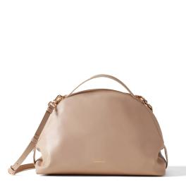 Borbonese Borsa a mano Sexy Bag Medium in pelle Porridge - 1
