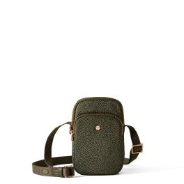 Borbonese Mini tracollina Verde Militare - 1