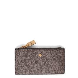 Borbonese Porta Carte di Credito Medium Clay Grey - 1