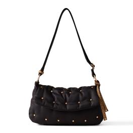 Borbonese Borsa a tracolla Colette Nero OP Naturale - 1