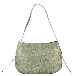 Borbonese Hobo Bag Medium Clay Grey - 1
