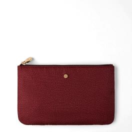 Borbonese Bustina Portadocumenti in Nylon Riciclato Merlot - 1