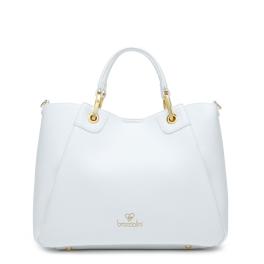 Braccialini Borsa a mano Amy grande Bianco - 1