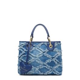 Braccialini Borsa a mano Beth Jeans piccola Blu - 1