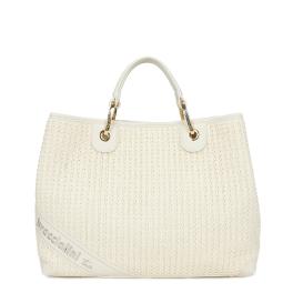Braccialini Borsa a mano Beth Tricot grande Bianco - 1