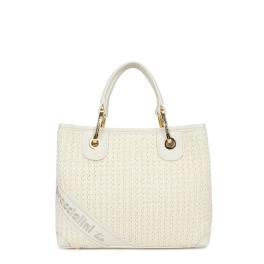 Braccialini Borsa a mano Beth Tricot Bianco - 1