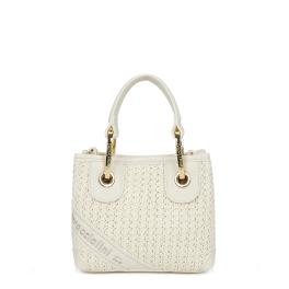 Braccialini Borsa a mano Beth Tricot piccola Bianco - 1