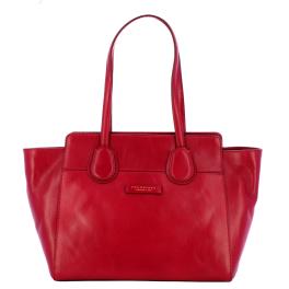 The Bridge Elettra Berry Oro Shopping Bag - 1