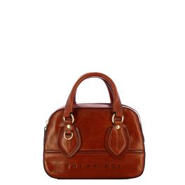 The Bridge Daphne Marrone Oro Handbag - 1