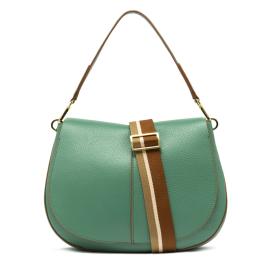 Gianni Chiarini Borsa a spalla Helena Round Medium Menta - 1