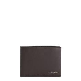 Calvin Klein Portafoglio RFID Duo Stitch in pelle Dark Brown - 1