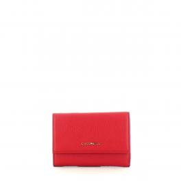 Coccinelle Portafoglio Medio Metallic Soft Ruby - 1