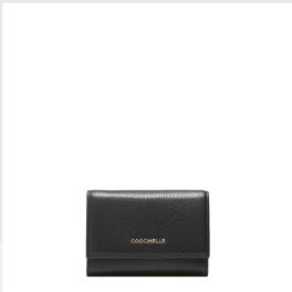 Coccinelle Portafoglio Metallic Soft Noir - 1