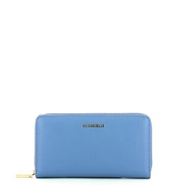 Coccinelle Portafoglio Metallic Soft Large Zip Around Azul - 1