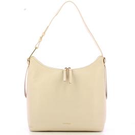 Coccinelle Borsa a spalla Malory Lambskin White - 1