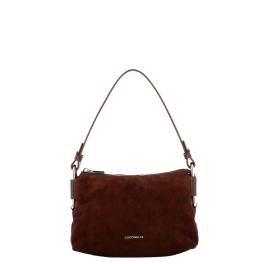 Coccinelle Borsa a mano Mini Bag Rebekka Suede Brunette - 1