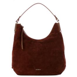 Coccinelle Borsa a spalla Rebekka Suede Brunette - 1