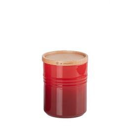 Le Creuset Barattolo M con coperchio in legno Ciliegia - 1