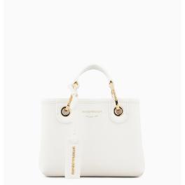 Emporio Armani Mini Borsa a mano MyEA Bianco Cuoio - 1