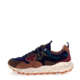 Flower Mountain Sneakers Unisex Yamano 3 Deep Mud Light Brown Navy - 1