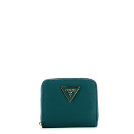 Guess Portafoglio Piccolo Meridian Zip Around Teal - 1
