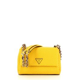 Guess Borsa a spalla intrecciata Etel Yellow - 1
