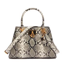 Guess Borsa a mano Stephi Pitone Black White - 1