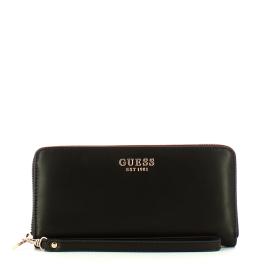 Guess Portafoglio Laurel Large Zip Around Black - 1