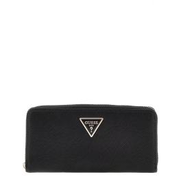 Guess Portafoglio Laurel Large Zip Around Black - 1