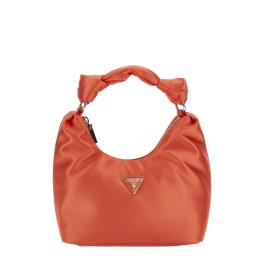 Guess Mini Borsa a mano Velina in satin Orange - 1