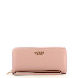 Guess Portafoglio Laurel Large Zip Around Rose - 1