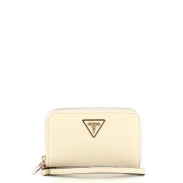 Guess Portafoglio Laurel Medium Double Zip Bone - 1