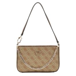 Guess Borsa a mano Noelle Mini Latte Logo Brown - 1